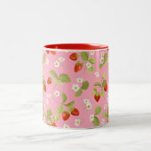 Two Tone Tasse Erdbeer Garten (Mittel)