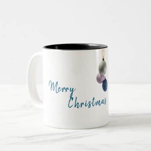 Two Tone Tasse Frohe Weihnachten (Vorderseite Links)