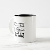 Two-Tone Think Outside the Cup Tasse (Vorderseite Links)