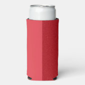 Two-Tone Tomato Red Custom Seltzer Cooler Selters Dosenkühler (Seltzer Vorderseite)