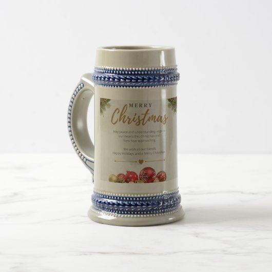 Two-Tone-Weihnachtskaffee Tasse 2024 (Vorderseite Links)