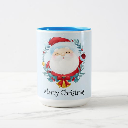 Two-Tone-Weihnachtskaffee-Tasse Zweifarbige Tasse (Mittel)