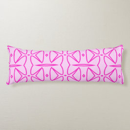 Two Toned Pink Pattern Body Pillow Seitenschläferkissen