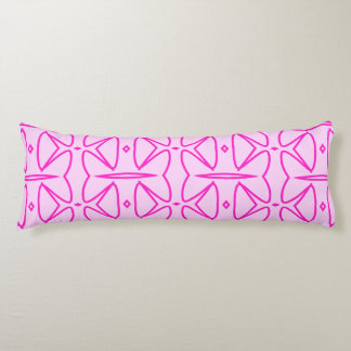 Two Toned Pink Pattern Body Pillow Seitenschläferkissen