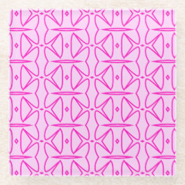 Two Toned Pink Pattern Coaster Glasuntersetzer