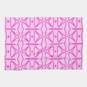 Two Toned Pink Pattern Kitchen Towels Geschirrtuch (Horizontal)