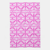 Two Toned Pink Pattern Kitchen Towels Geschirrtuch (Vertikal)