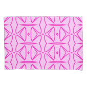 Two Toned Pink Pattern Pillowcase Kissenbezug (Vorderseite)