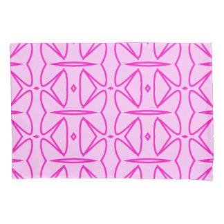 Two Toned Pink Pattern Pillowcase Kissenbezug