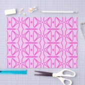 Two Toned Pink Pattern Tissue Paper Seidenpapier (Handwerk)