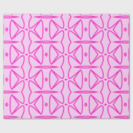 Two Toned Pink Pattern Wrapping Paper Geschenkpapier