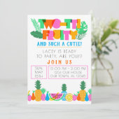 TWO-TTI Frucht und so eine Süsse! Einladung (Stehend Vorderseite)