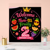 Two-tti Fruity Geburtstags-Willkommensschild Acrylschild (Hochzeit)