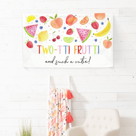 Two-tti Frutti Eine solche Süsse am zweiten Geburt Banner (Insitu)