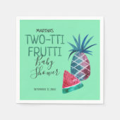 Two-tti Frutti Fruit Baby Dusche Serviette (Vorderseite)