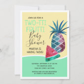 Two-tti Frutti Geschlechts-neutrale Person paart Einladung (Vorderseite)