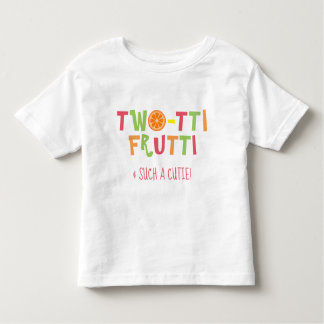 Two-tti Frutti Kleinkind-Geburtstags-Shirt Kleinkind T-shirt