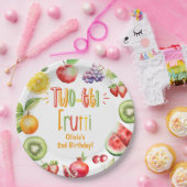 Two-tti frutti Mädchen 2. Geburtstag Party Pappteller (Party)