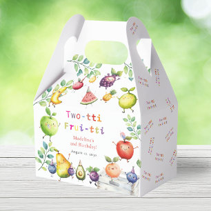 Two-tti Frutti Niedlich Fruits 2. Geburtstag Party Geschenkschachtel