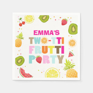 Two-tti frutti Papierservietten-Frucht-Geburtstag Serviette
