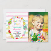 Two-tti Frutti Party Einladungs-2. Einladung (Vorderseite)