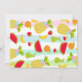 Two-tti Frutti Party Einladungs-2. Einladung (Rückseite)