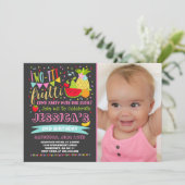 Two-tti Frutti Party Einladungs-2. Einladung (Stehend Vorderseite)