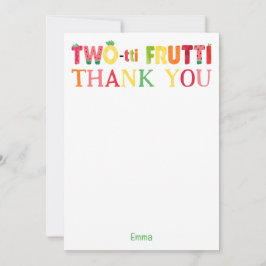 Two-tti Frutti Süsse Fruit 2. Geburtstag Vielen Da Einladung