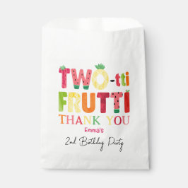 Two-tti Frutti Süsse Fruit 2. Geburtstag Vielen Da Geschenktütchen