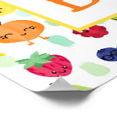 TWO-tti Frutti Süssen 2. Geburtstag Party Poster (Ecke)