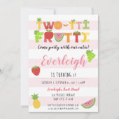 Two-tti Frutti - Tutti Fruity Birthday Einladung (Vorderseite)