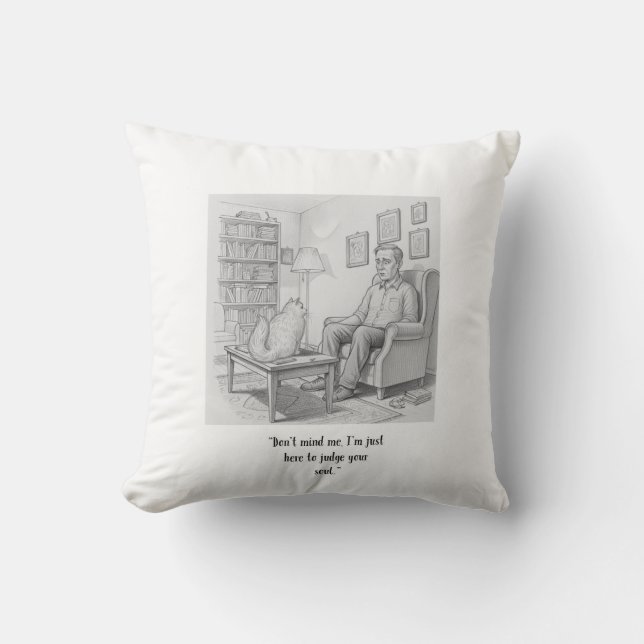 Two Tunnels Cat Pillow  Kissen (Vorderseite)