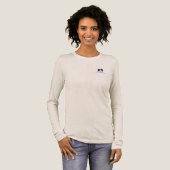Two Tunnels Damen Langarmshirt Tri-Blend Shirt (Volle Vorderseite)
