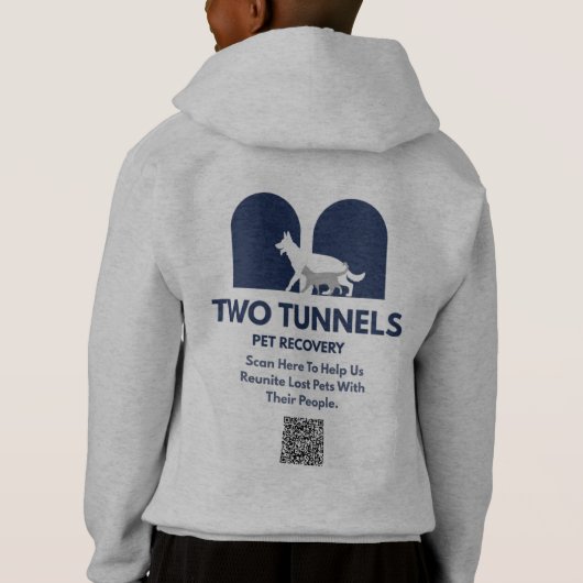 Two Tunnels Kids Hoodie (Rückseite)