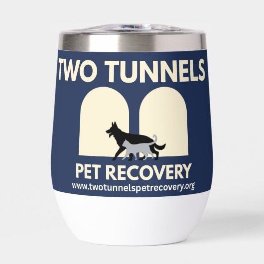 Two Tunnels Wasserflasche (Vorderseite)