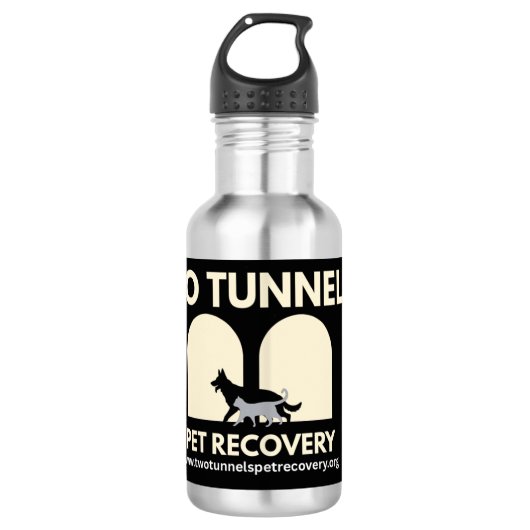 Two Tunnels Wasserflasche (Vorderseite)