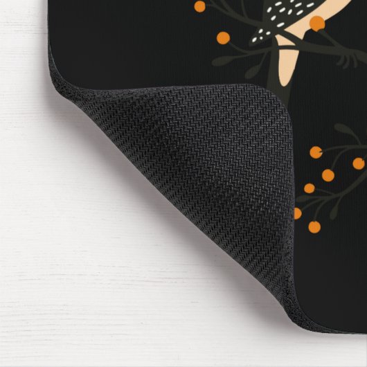 Two Turtle Doves Cut Out Stencil Retro Style 7 Bab Mousepad (Ecke)