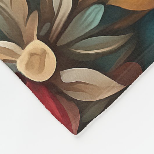 Two Turtle Doves Fleecedecke (Ecke)