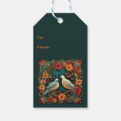 Two Turtle Doves Geschenkanhänger (Rückseite)