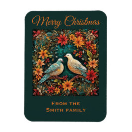 Two Turtle Doves Magnet