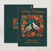 Two Turtle Doves Postkarte (Vorne/Hinten)