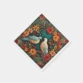 Two Turtle Doves Serviette (Ecke)