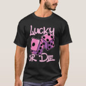 two vibrant dice streetwear T-Shirt (Vorderseite)