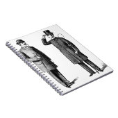 Two victorian gentlemen notizblock (Rechte Seite)