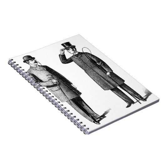 Two victorian gentlemen notizblock (Rechte Seite)