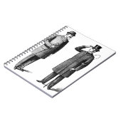 Two victorian gentlemen notizblock (Linke Seite)