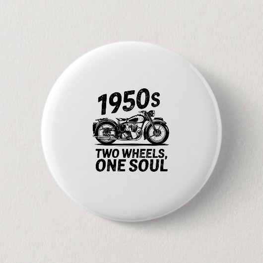 Two-Wheel, One-Soul Motorcycle Button (Vorderseite)