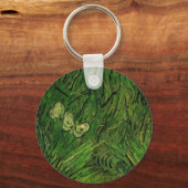 Two White Butterflies by Vincent van Gogh Schlüsselanhänger (Vorderseite)