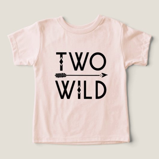 Two Wild 2nd Birthday Boy or Girl (Design Vorderseite)