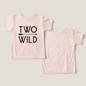 Two Wild 2nd Birthday Boy or Girl (Design Vorderseite & Rückseite)